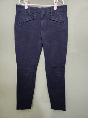 GAP Skinny Ankle Pants Navy, Size 0